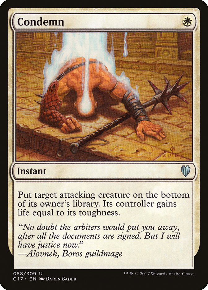 Condemn [Commander 2017] 