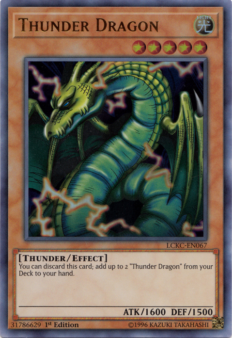 Thunder Dragon [LCKC-EN067] Ultra Rare 