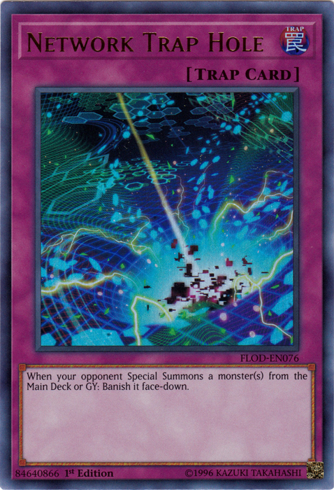 Network Trap Hole [FLOD-EN076] Ultra Rare 