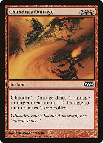 Chandra's Outrage [Magic 2014] 