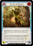 Stir the Wildwood (Blue) [ELE084] (Tales of Aria) 1st Edition Rainbow Foil 