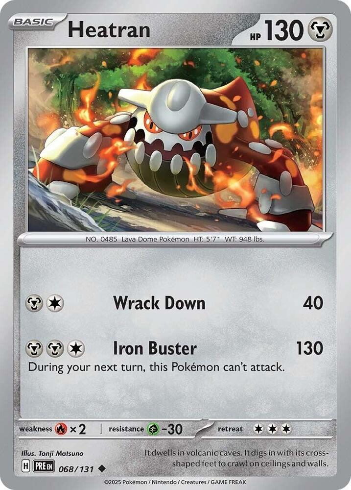 Heatran (068/131) [Scarlet &amp; Violet: Prismatic Evolutions] 