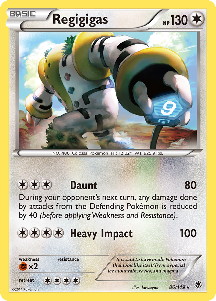 Regigigas (86/119) [XY: Phantom Forces] 