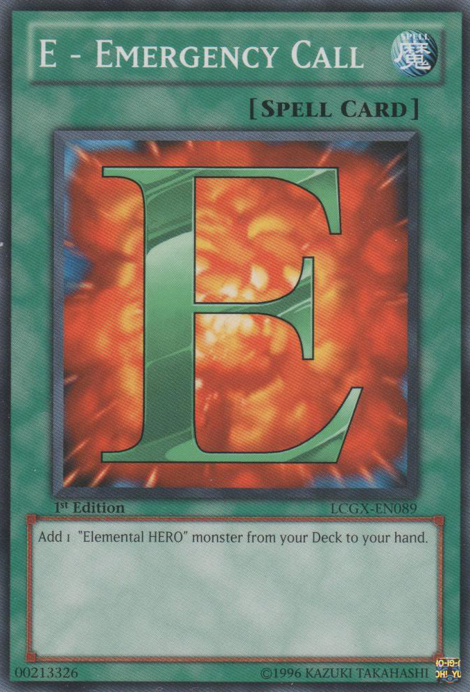 E - Emergency Call [LCGX-EN089] Common 