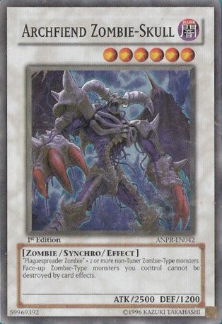 Archfiend Zombie-Skull [ANPR-EN042] Super Rare 