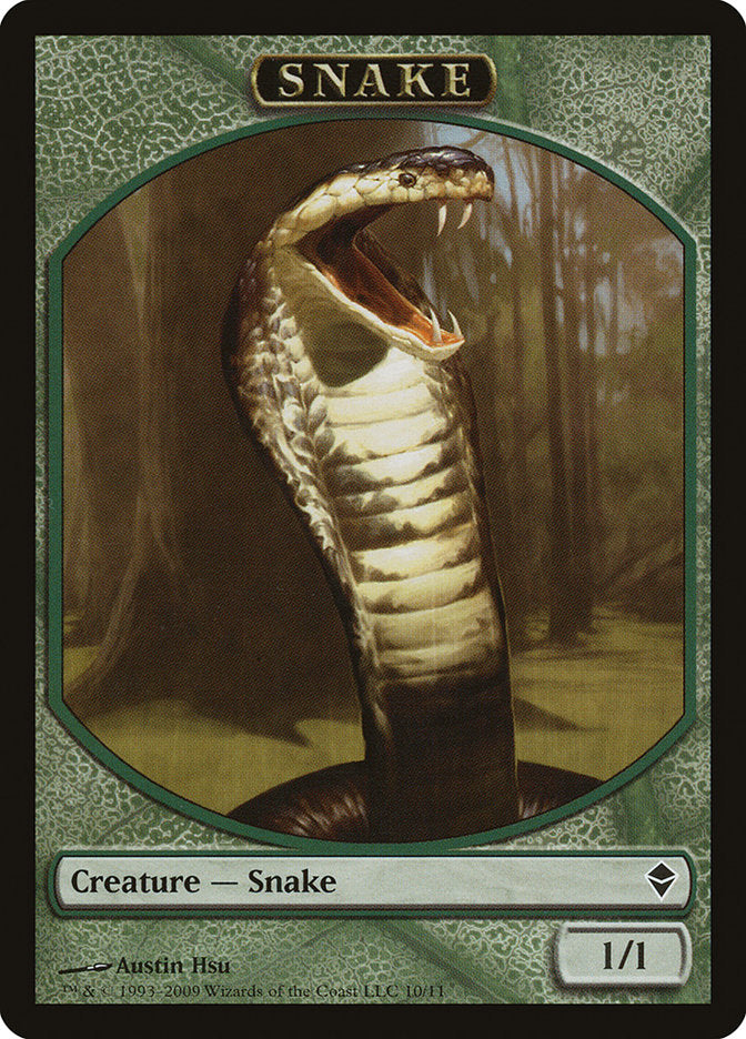 Snake Token [Zendikar Tokens] 
