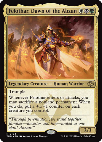Felothar, Dawn of the Abzan [Tarkir: Dragonstorm] 