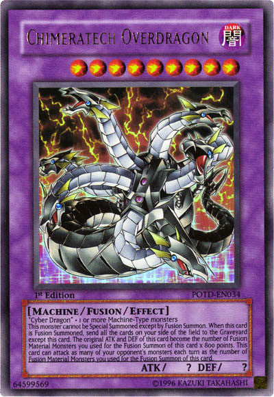 Chimeratech Overdragon [POTD-EN034] Ultra Rare 
