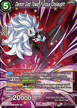 Demon God Towa, Furious Onslaught (BT17-115) [Ultimate Squad] 