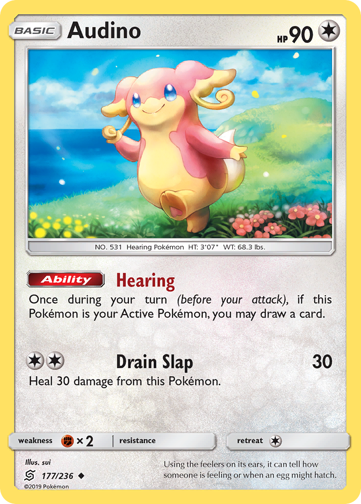 Audino (177/236) [Sun &amp; Moon: Unified Minds] 