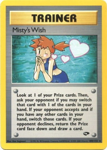 Misty's Wish (108/132) [Gym Challenge Unlimited] 