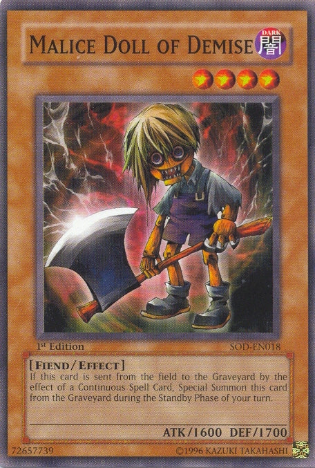 Malice Doll of Demise [SOD-EN018] Common 