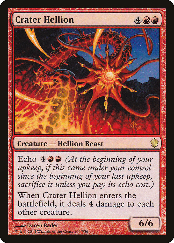Crater Hellion [Commander 2013] 