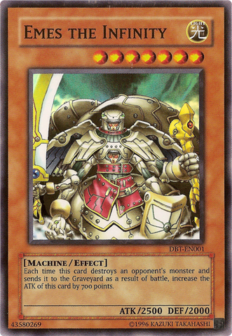 Emes the Infinity [DBT-EN001] Super Rare 