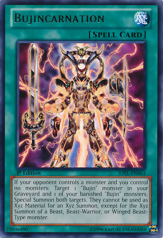 Bujincarnation [JOTL-EN063] Rare 