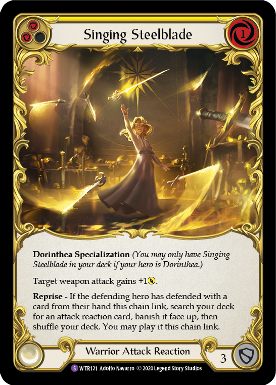 Singing Steelblade [U-WTR121] (Welcome to Rathe Unlimited) Unlimited Rainbow Foil 