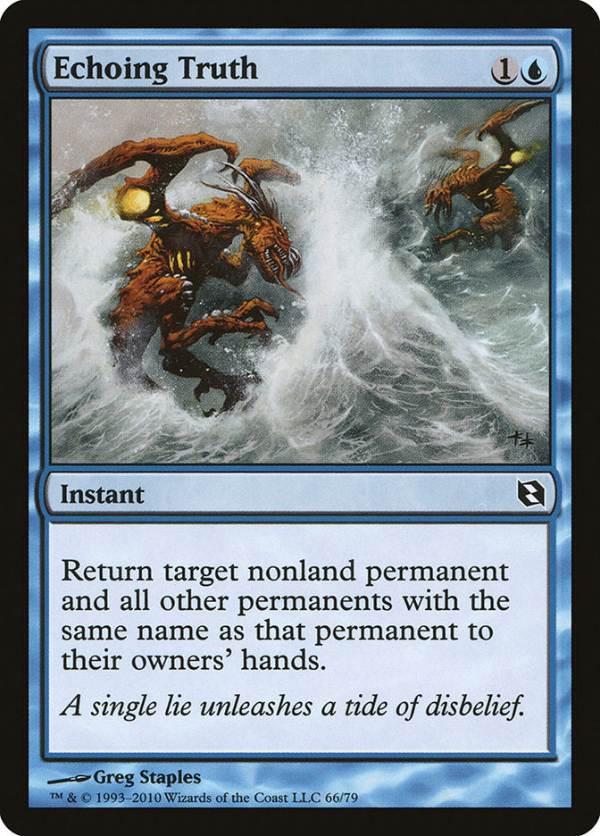 Echoing Truth [Duel Decks: Elspeth vs. Tezzeret] 