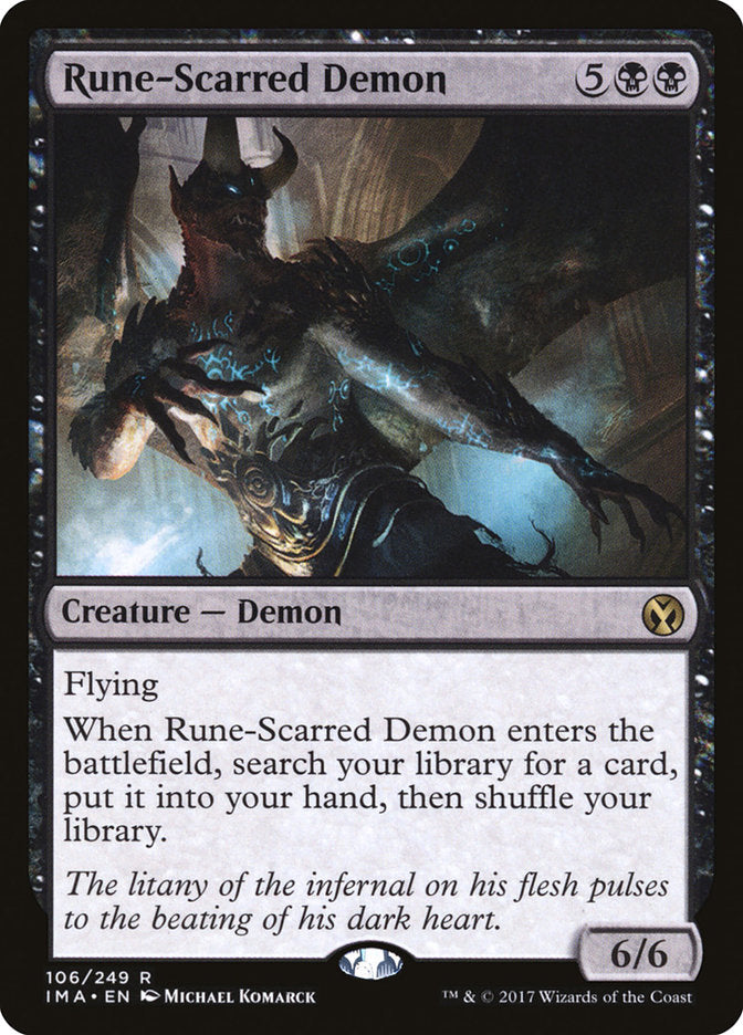 Rune-Scarred Demon [Iconic Masters] 