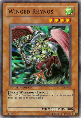 Winged Rhynos [FOTB-ENSE2] Super Rare 