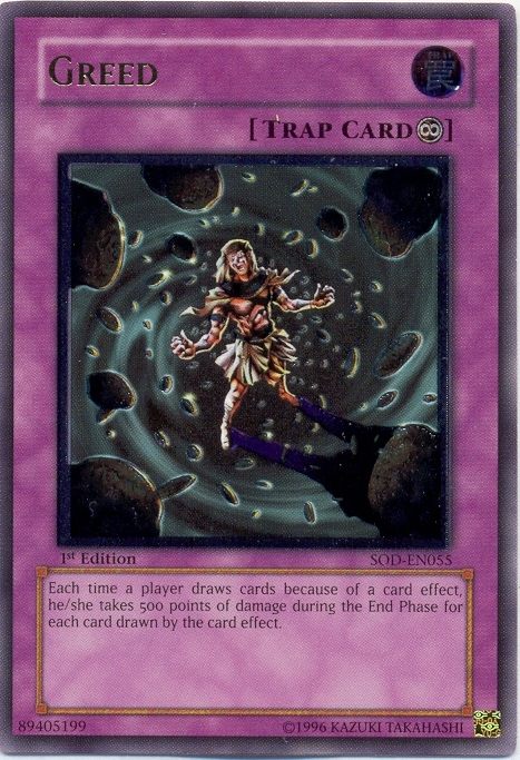 Greed [SOD-EN055] Ultimate Rare 
