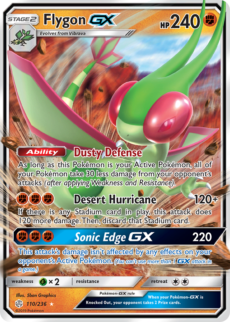 Flygon GX (110/236) [Sun &amp; Moon: Cosmic Eclipse] 