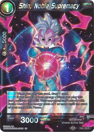 Shin, Noble Supremacy (DB2-136) [Divine Multiverse] 