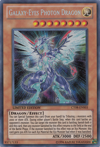 Galaxy-Eyes Photon Dragon [CT08-EN003] Secret Rare 