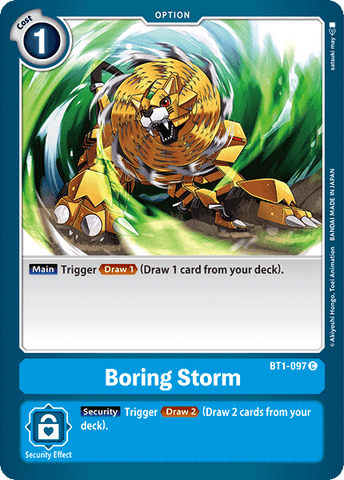 Boring Storm [BT1-097] [Release Special Booster Ver.1.0] 
