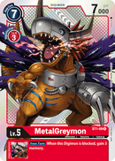 MetalGreymon [ST1-09] (Tournament Pack Vol.2) [Starter Deck: Gaia Red Promos] 