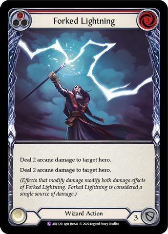 Forked Lightning [U-ARC120] (Arcane Rising Unlimited) Unlimited Normal 