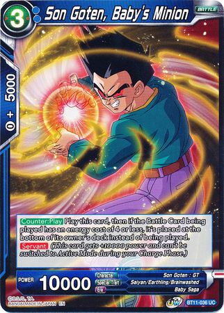 Son Goten, Baby's Minion (BT11-036) [Vermilion Bloodline] 