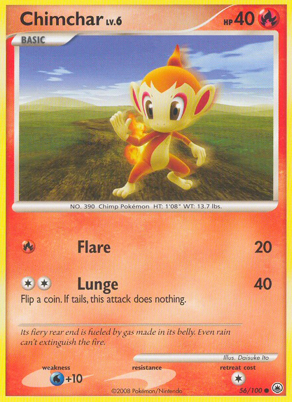 Chimchar (56/100) [Diamond &amp; Pearl: Majestic Dawn] 