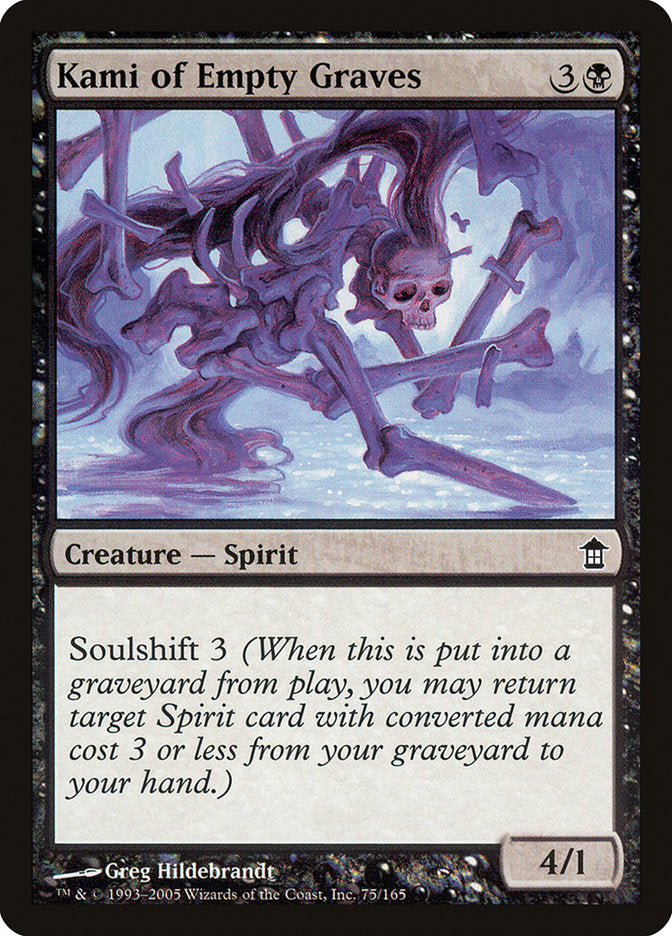 Kami of Empty Graves [Saviors of Kamigawa] 