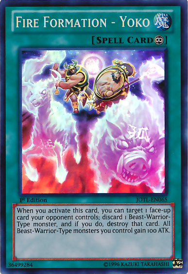 Fire Formation - Yoko [JOTL-EN065] Super Rare 