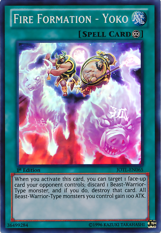 Fire Formation - Yoko [JOTL-EN065] Super Rare 