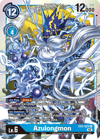Azulongmon [EX3-025] [Draconic Roar] 