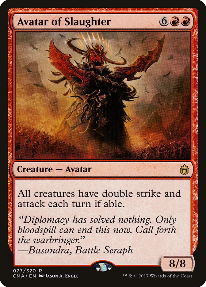 Avatar of Slaughter [Commander Anthology] 