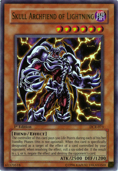 Skull Archfiend of Lightning [DCR-073] Ultra Rare 