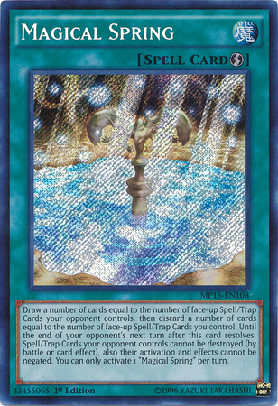 Magical Spring [MP15-EN108] Secret Rare 