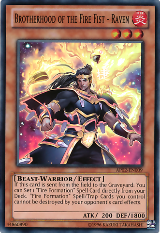 Brotherhood of the Fire Fist - Raven [AP02-EN009] Super Rare 