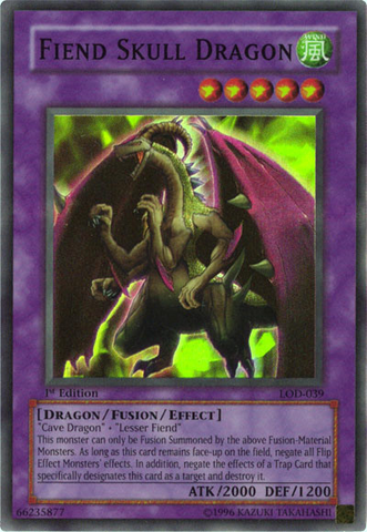 Fiend Skull Dragon [LOD-039] Super Rare 