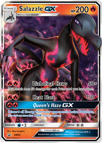 Salazzle GX (SM63) [Sun &amp; Moon: Black Star Promos] 