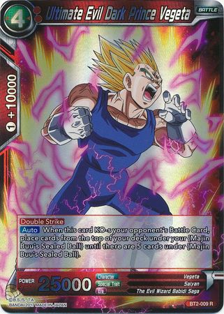 Ultimate Evil Dark Prince Vegeta (BT2-009) [Union Force] 
