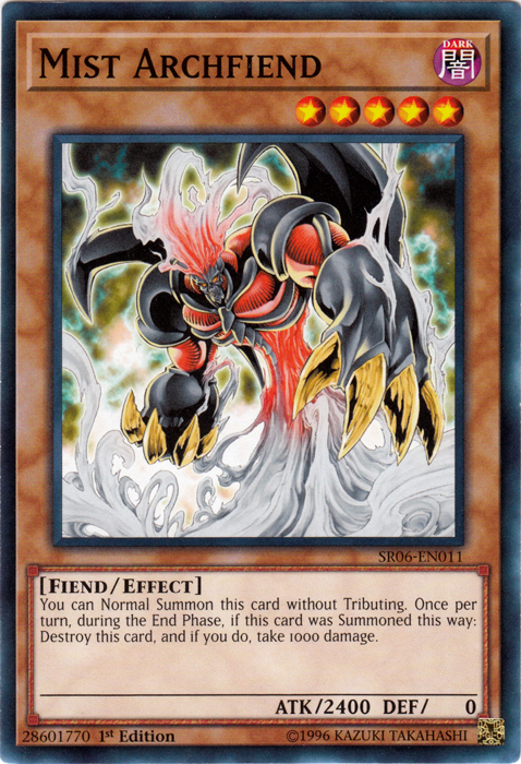 Mist Archfiend [SR06-EN011] Common 