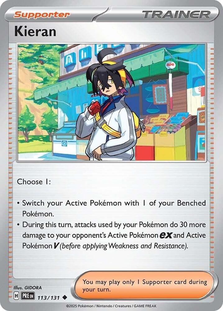 Kieran (113/131) [Scarlet &amp; Violet: Prismatic Evolutions] 