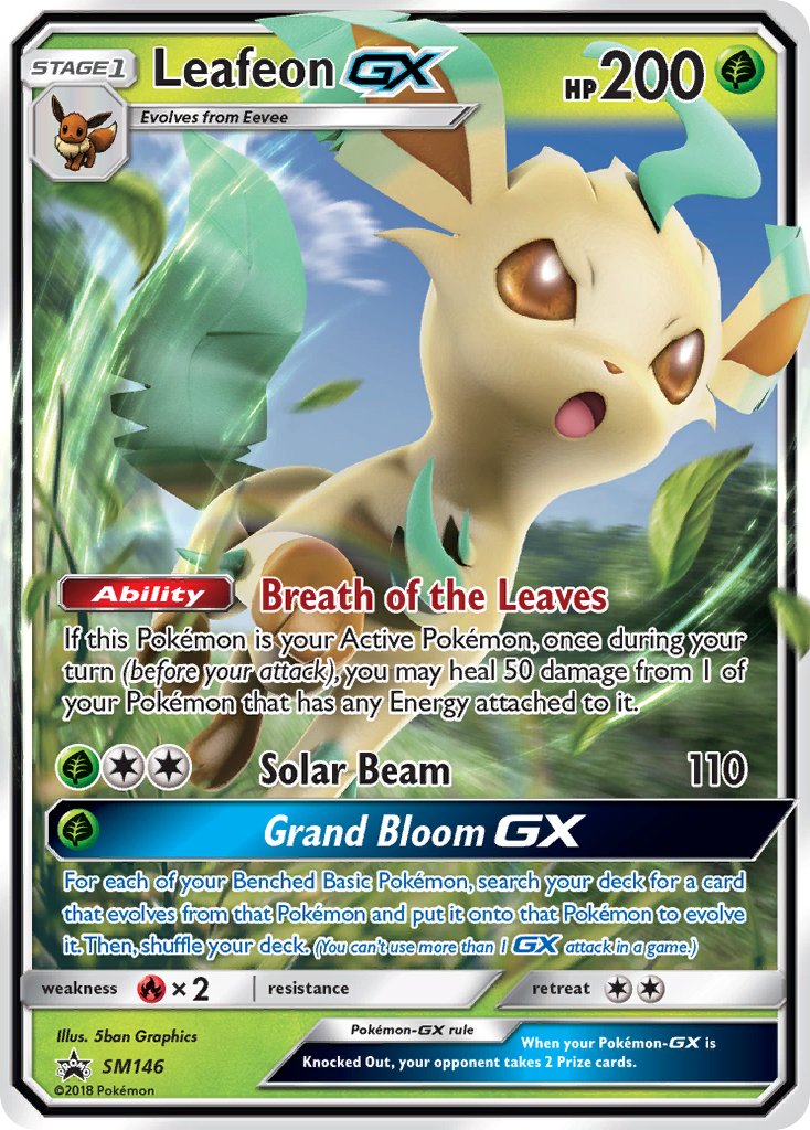 Leafeon GX (SM146) [Sun &amp; Moon: Black Star Promos] 