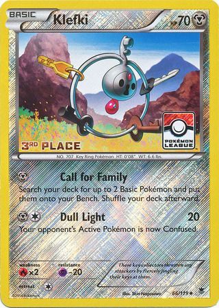 Klefki (66/119) (League Promo 3rd Place) [XY: Phantom Forces] 