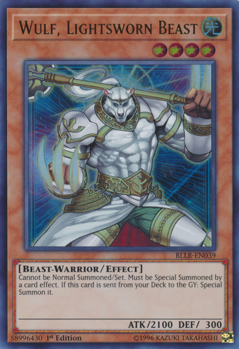 Wulf, Lightsworn Beast [BLLR-EN039] Ultra Rare 