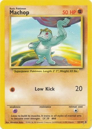 Machop (52/102) [Base Set Unlimited] 