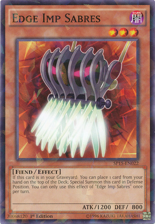 Edge Imp Sabers [SP15-EN022] Shatterfoil Rare 